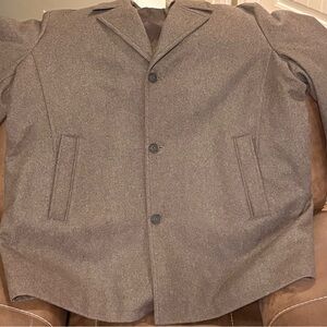 KORS Michael Kors Brown Pea Coat/Over coat